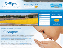 Tablet Screenshot of culliganlompoc.com